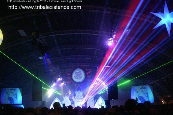 Laser Show Festival Rental