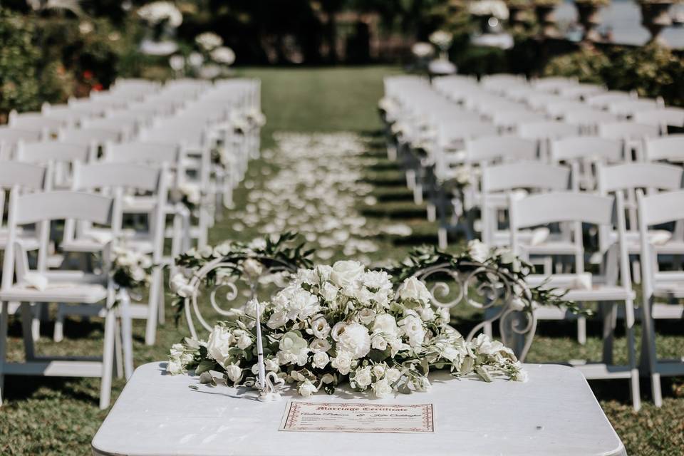 Ceremony by the lake