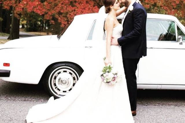 The wedding kiss