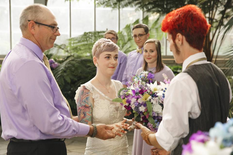 Exchanging vows