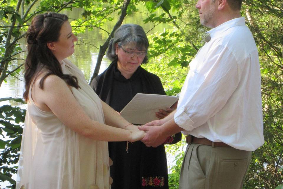 Shirley and Adam at  Colonel Francis Beatty Park in Matthews, NC