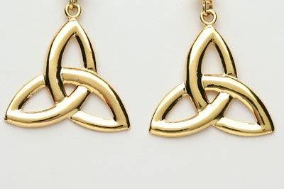 Trinity Knot Drop Earrings