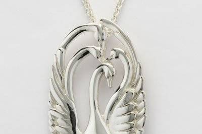 Children of Lir Pendant in Sterling Silver.