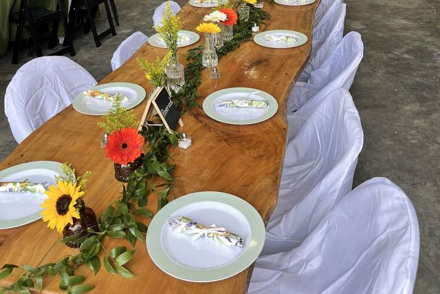 Table set up