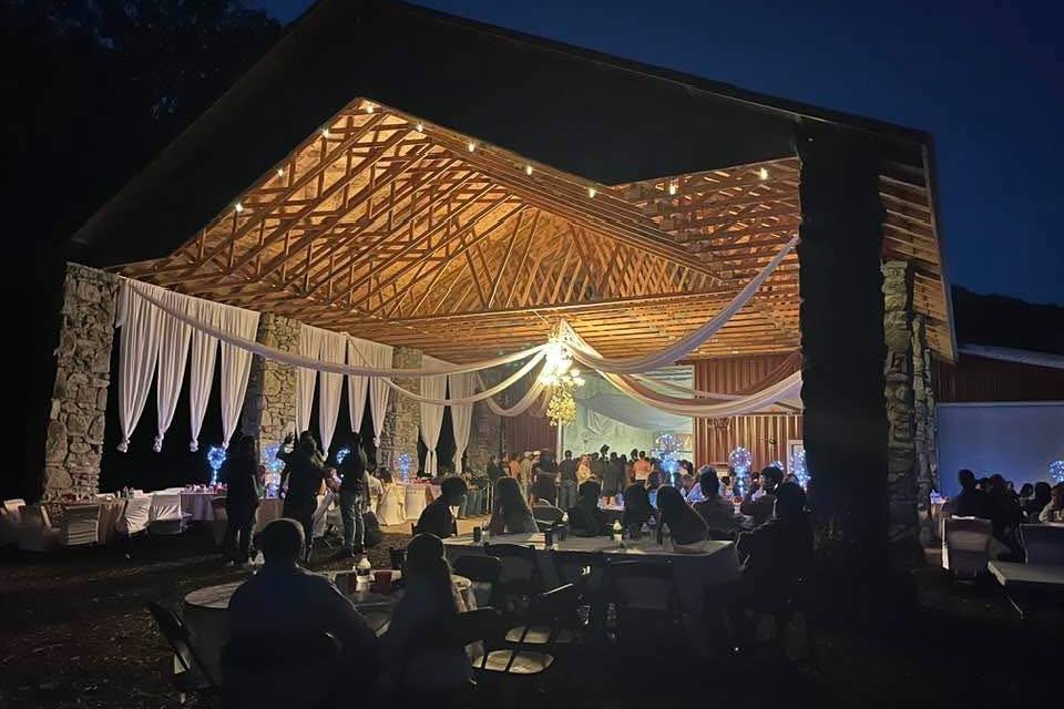 Venue at night