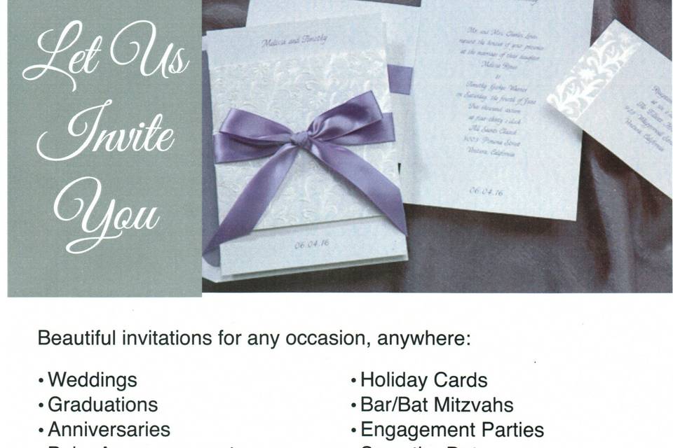 Invitations Plus by Linda