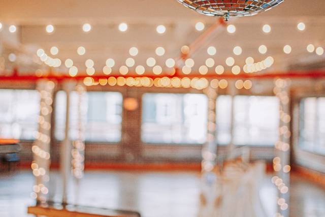 Disco ball and lights