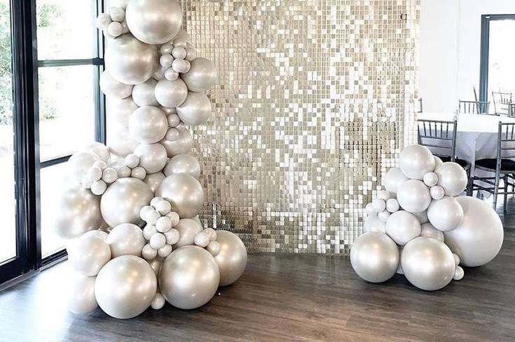 Shimmer Ballon Wall