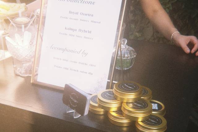 Perfect Tin Caviar Service