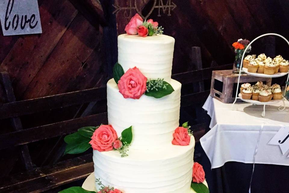 4-tier maple carrot cake