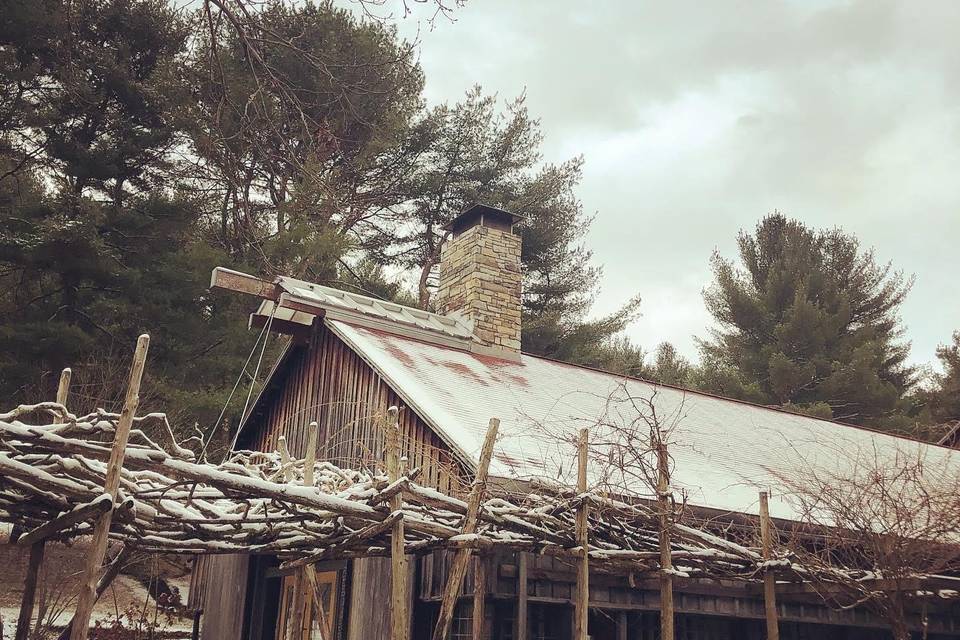 Winter at the barn