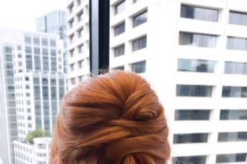 Twisted Soft Half Up-do