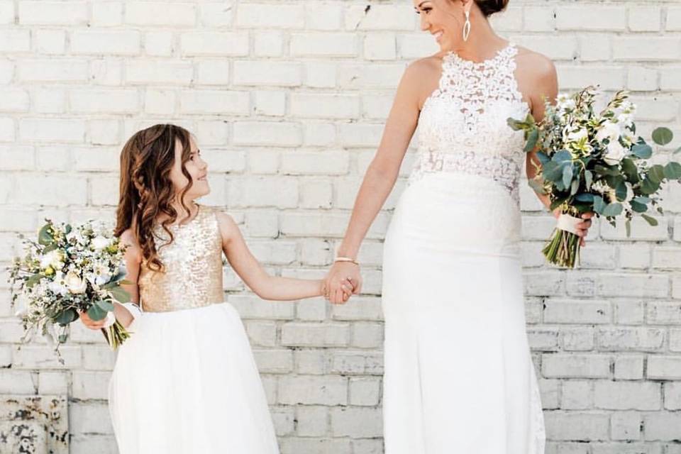 Jr Bridemaid Hair & Up-do