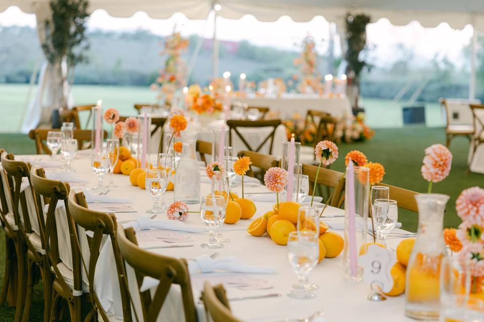 Orange garland