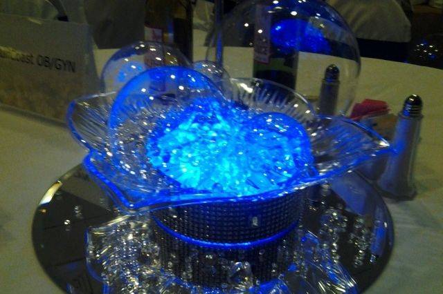 Bubble N Bling Centerpiece