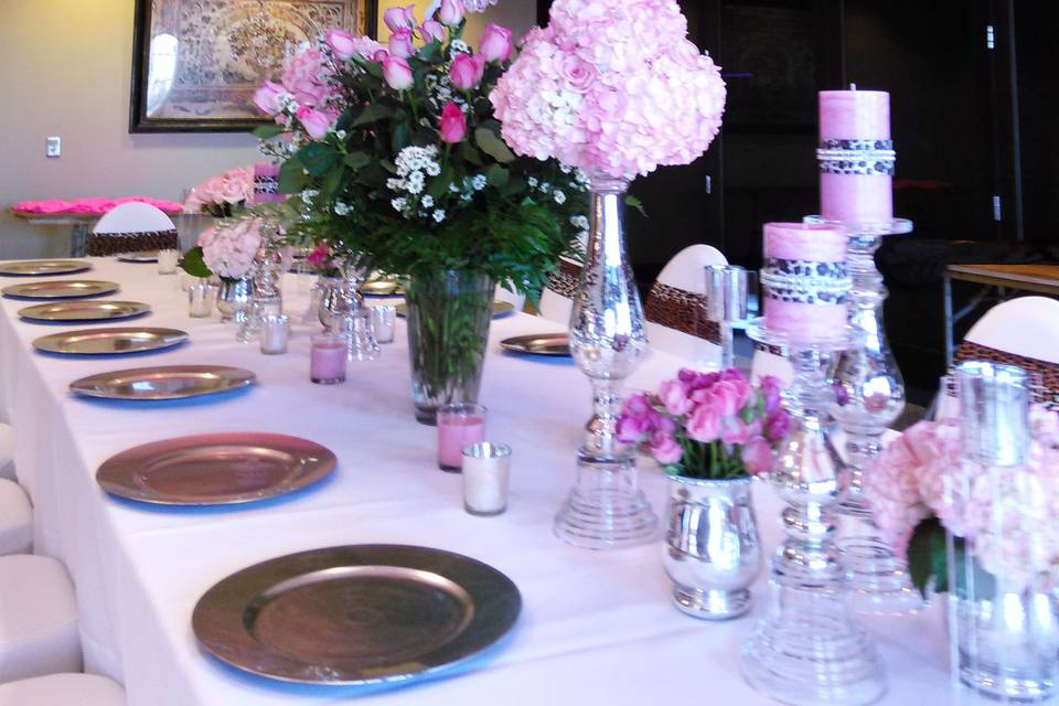 Pretty in Pink Dinner Party