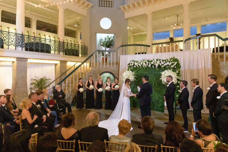 Ceremony in Historic Pool