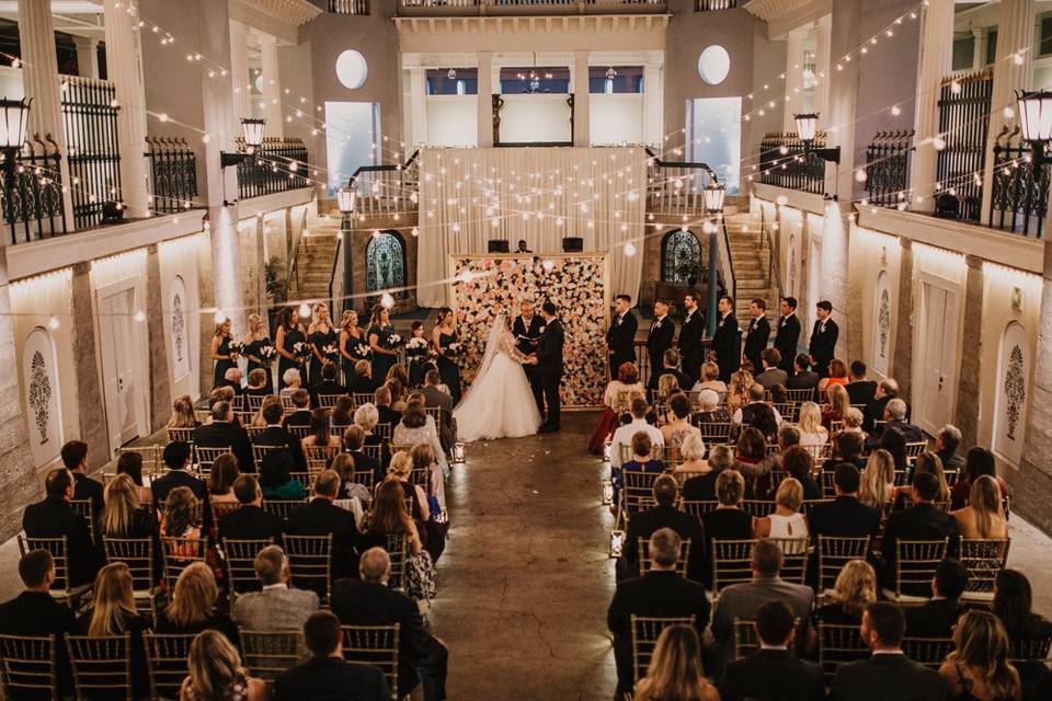 Ceremony in Historic Pool