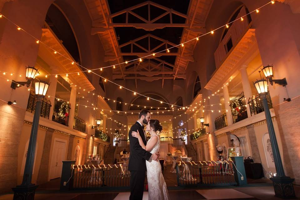 Reception in Historic Pool