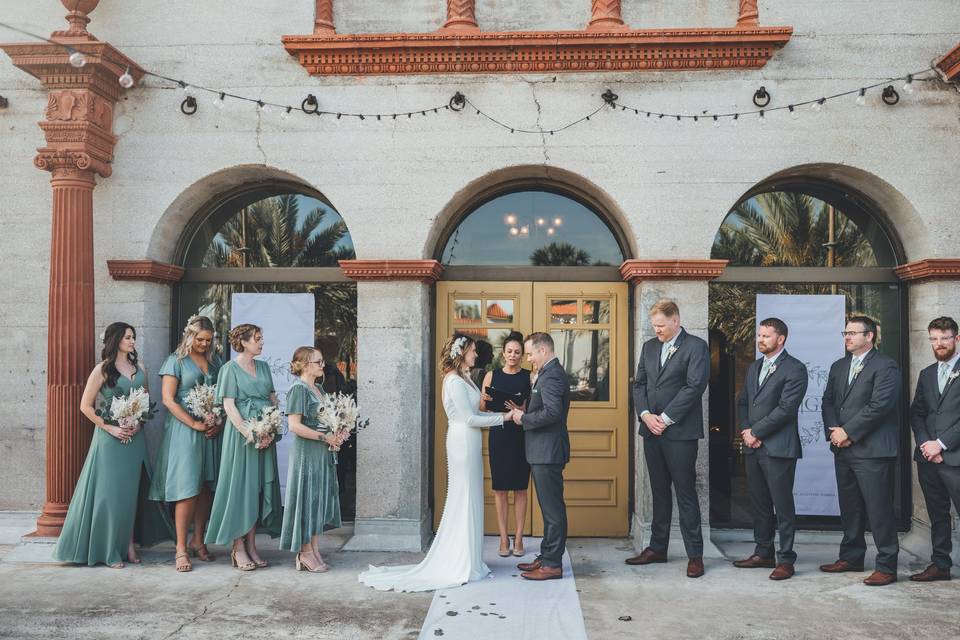 Ceremony on the Terrace