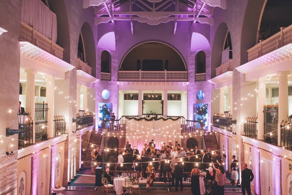 Reception in Historic Pool