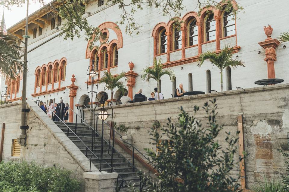 Ceremony on the Terrace