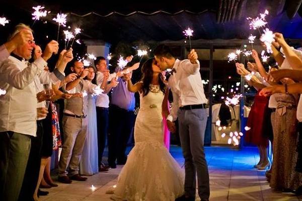 Sparkler Wichita Wedding DJ