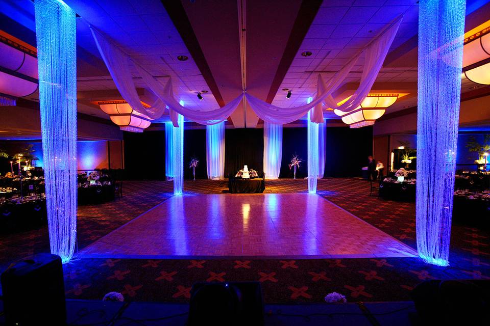 Wichita Wedding DJ Light Floor