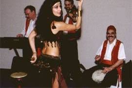 Belly Dancer with Mid East Band