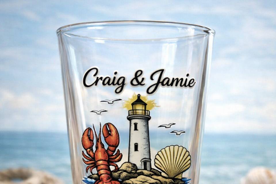Personalized Pint Glass