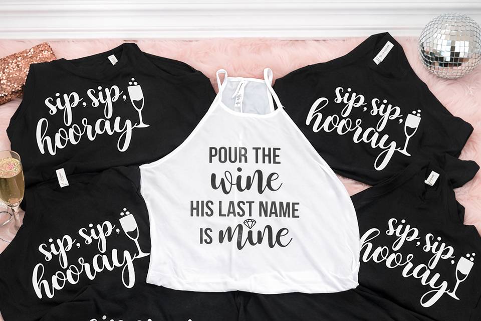 Bride & Bridesmaid Shirts