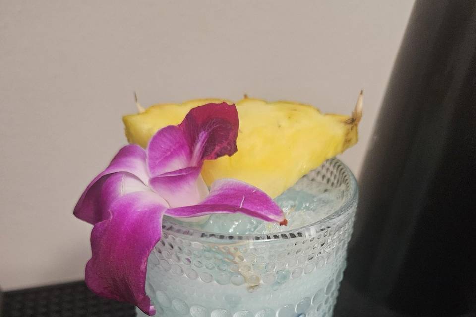 Blue Coconut mocktail