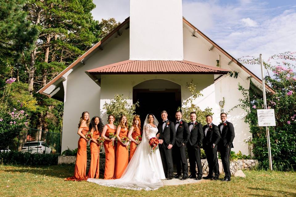 Bride and groom