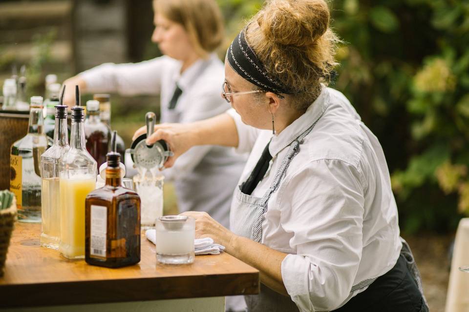 Bartenders hard at work