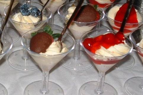 dessert at a cocktail party