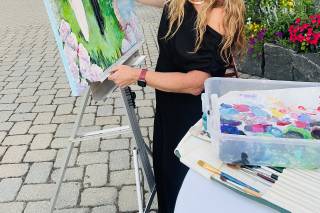 Mary Jo Bradley- Live Art Painting & Custom Guest Portraits