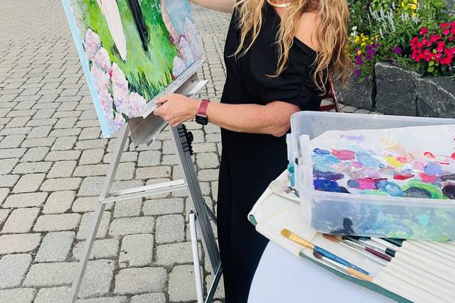 Mary Jo Bradley- Live Art Painting & Custom Guest Portraits