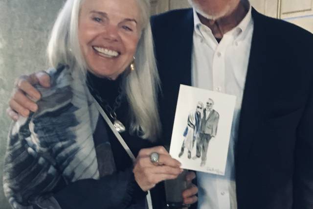 An enthusiastic couple