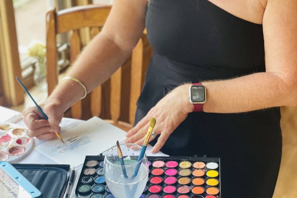 Happy to be painting