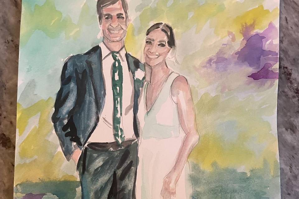 Bride and groom