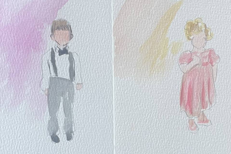 Ring bearer and flower girl