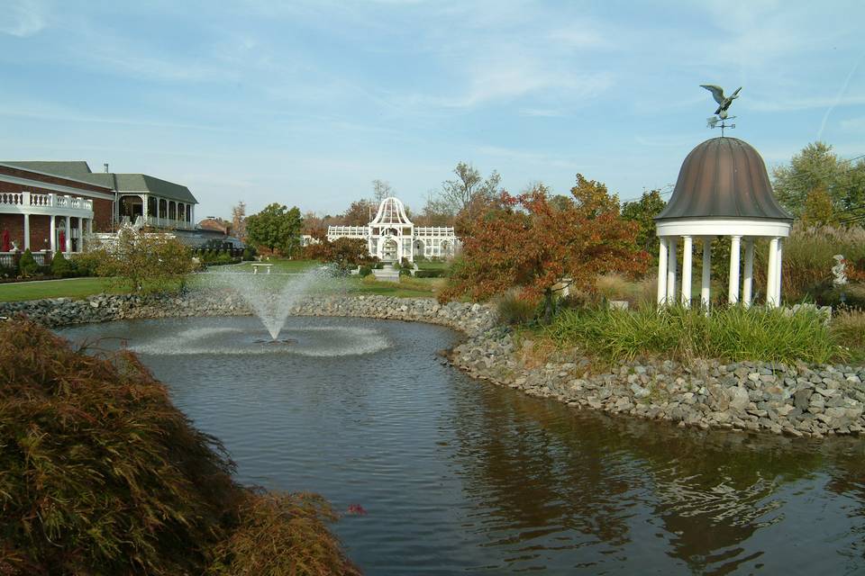 Gazebo pond