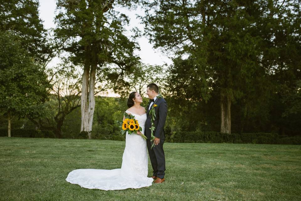 Bride and groom