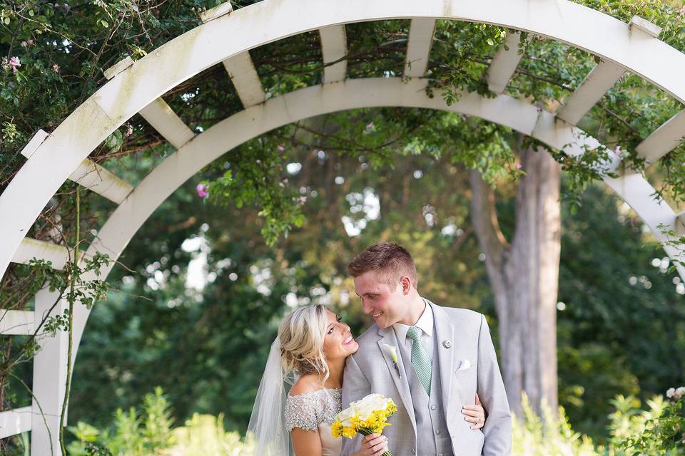 Under the arch