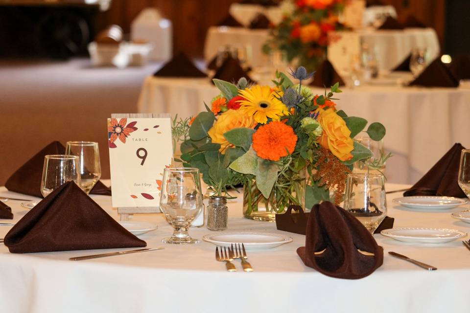 Table Set up