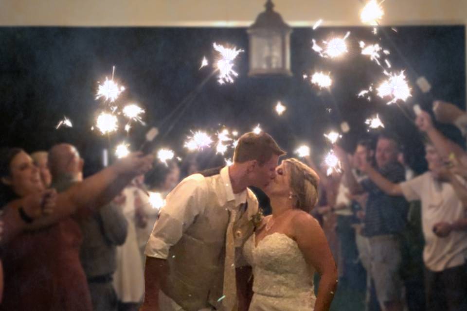 Bride & Groom sparklers