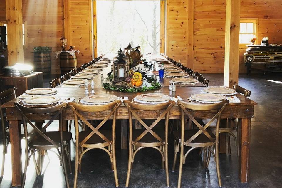 Farmhouse tables