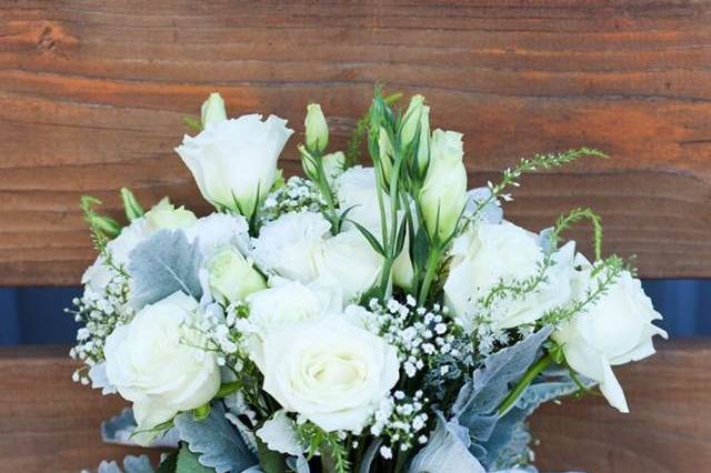 White wedding bouquet