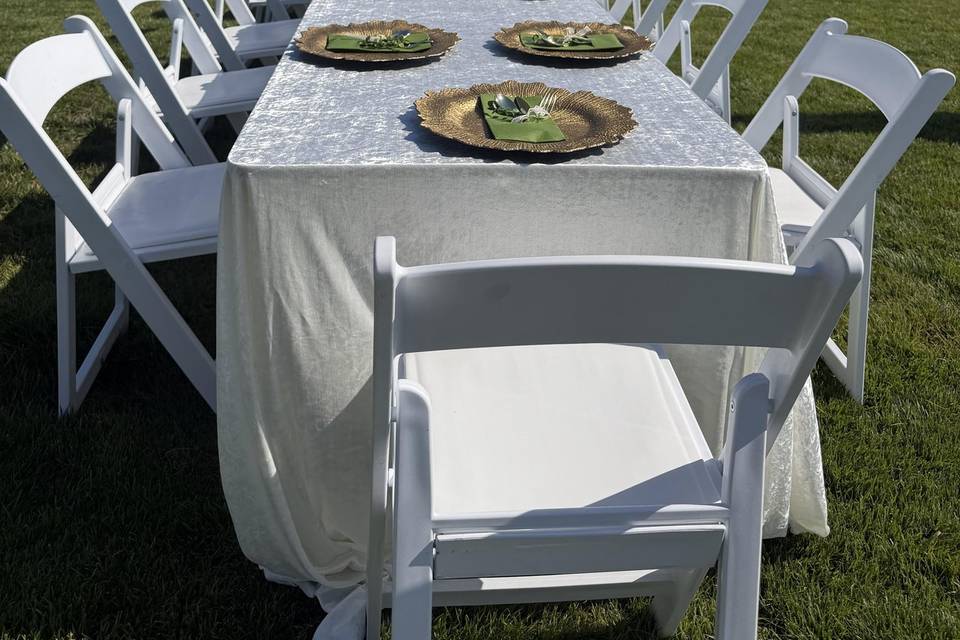 Round and Rectangle tables