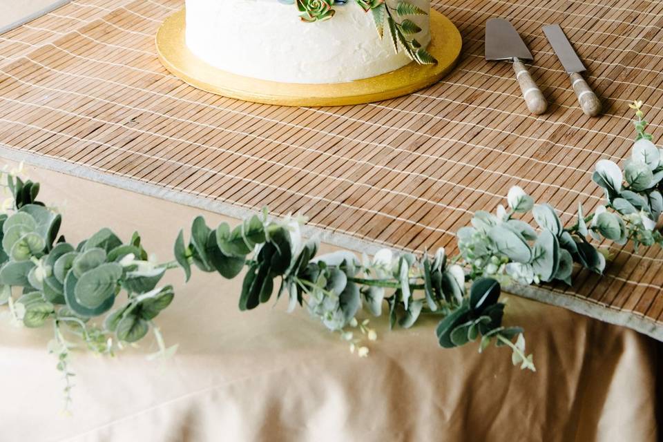 Cake Table Decorated